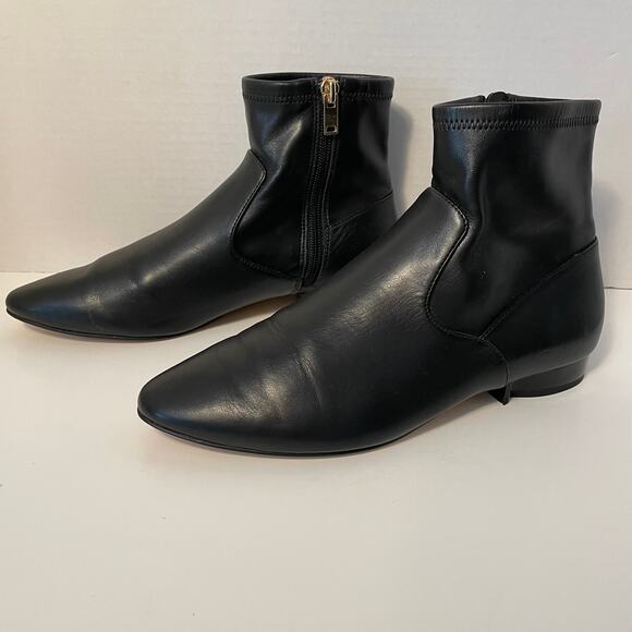 Coach "C" Heel Leather Ankle Boots, size 6 - Picture 1 of 7